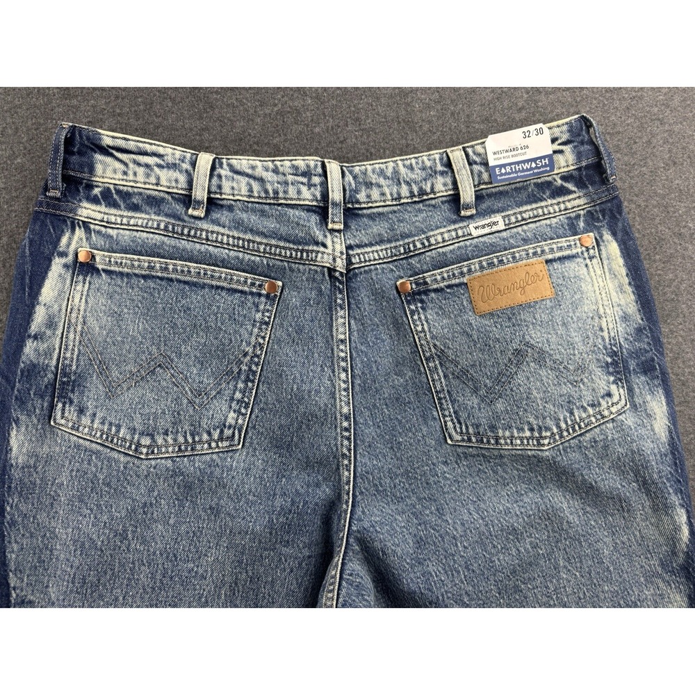 Wrangler Women's Two Tone Color Block High Rise Westward 626 Bootcut Jeans 32x30 - Picture 16 of 16
